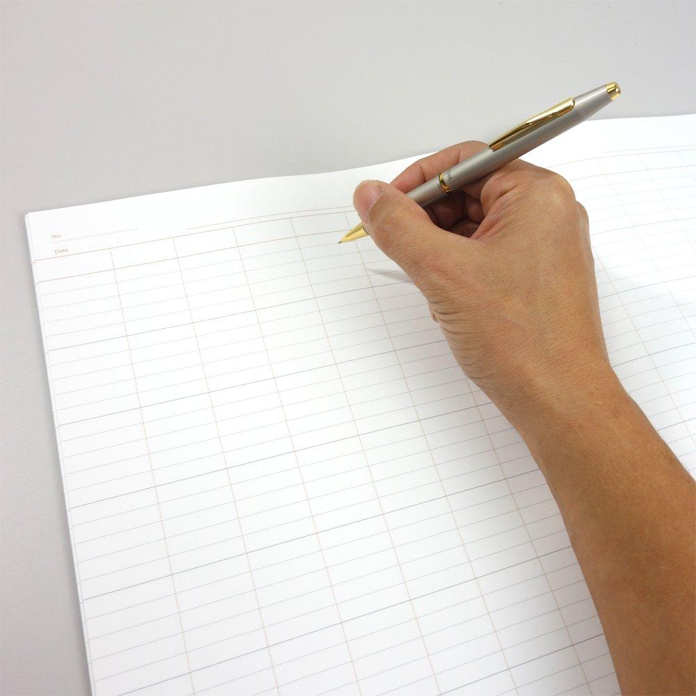 KOKUYO Statistical 7 Vertical 40 Sheets No-270V Notebook, A4, Lines,