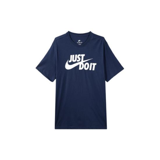 Nike Футболки мужские темно-синие AR5007-410 EU S синий