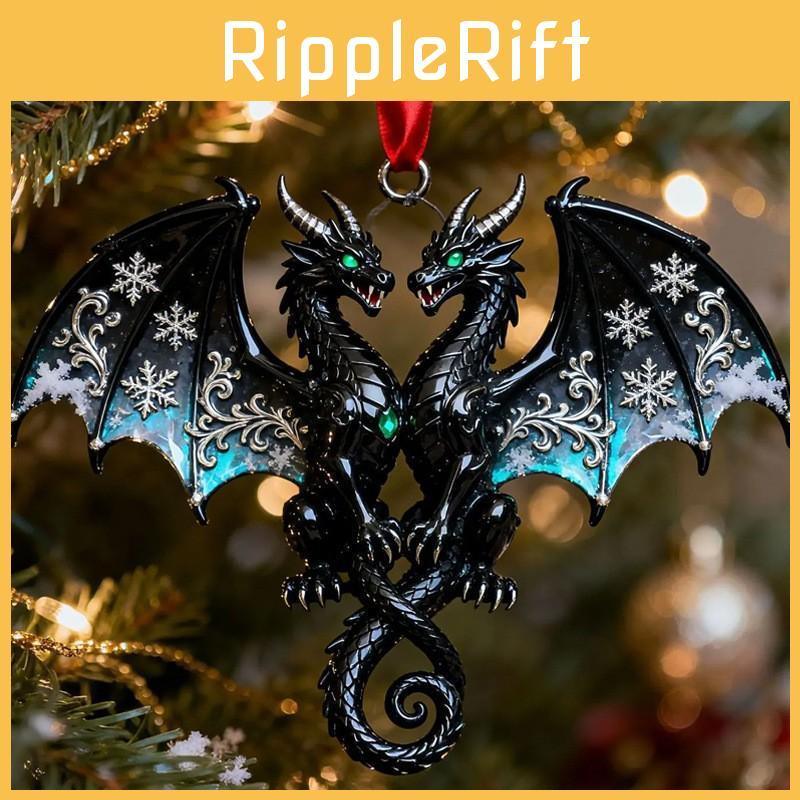 Acrylic Car Decoration Dragon Series Holiday Ornament With Cartoon Theme For Festive Gift
