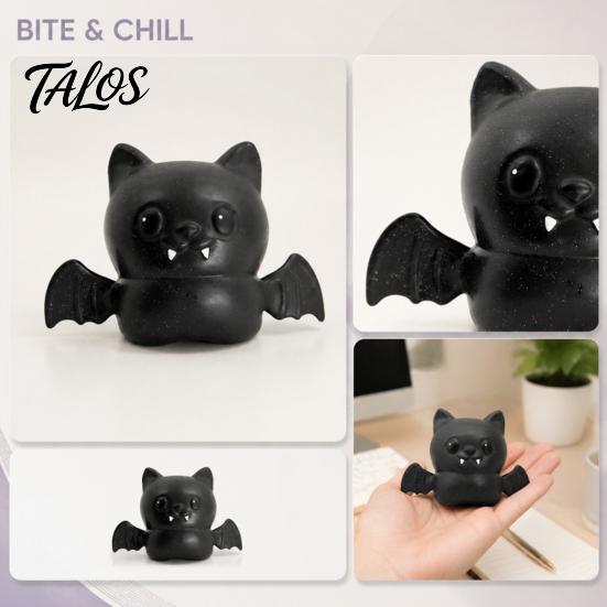 Stress Relief Toy Halloween Bat Squeeze Toy, Spooky Hand Gadget Relaxation Ball Fidget Party Favors for Kids Adults
