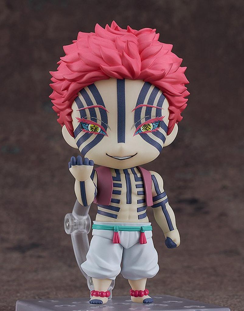 10cm/3.94in Kimetsu No Yaiba Anime Figure Upper Three Akaza Action Figure Kamado Tanjirou Figurine PVC Collection Figure Doll Toy