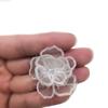 10PCS Sew on Flower Patches Organza Clothes Patches Garment Organza Flower Applique  Shirts