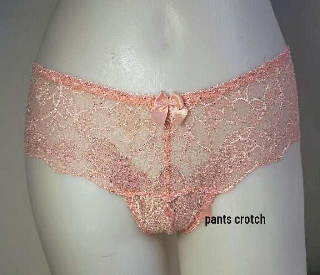 Crotchless Lace Panties: Sexy See-Through Lingerie In Purple, Pink, and Black