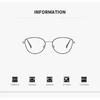 New Stylish Metal Frame Photochromic Women's Myopia Glasses Ultra Light Neutral Display White Anti Blue Light Glasses Quality
