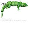 Personalized Novelty Gifts 3D Printed Articulated Gecko Figurine, Realistic Reptile Ornament with Movable Joints, Cute Posable Outdoor Garden