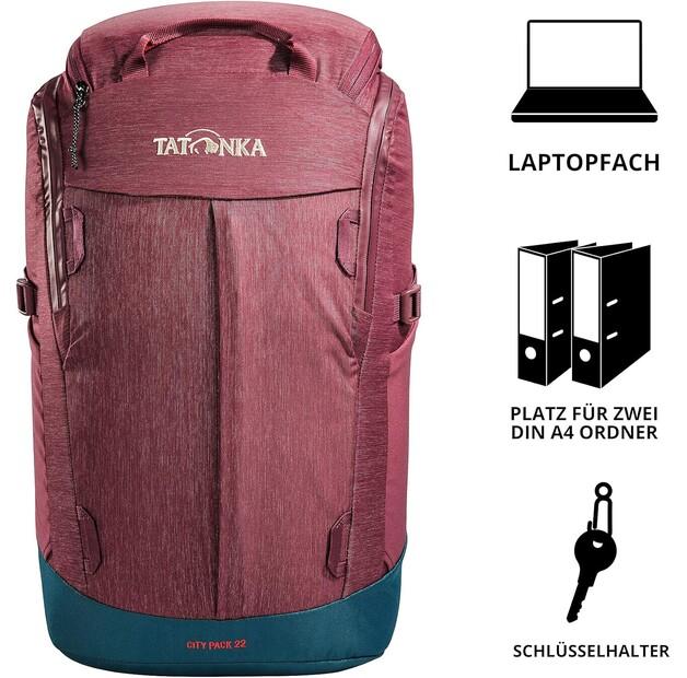 Рюкзак Tatonka City Pack 22 bordeaux red (1640.047)