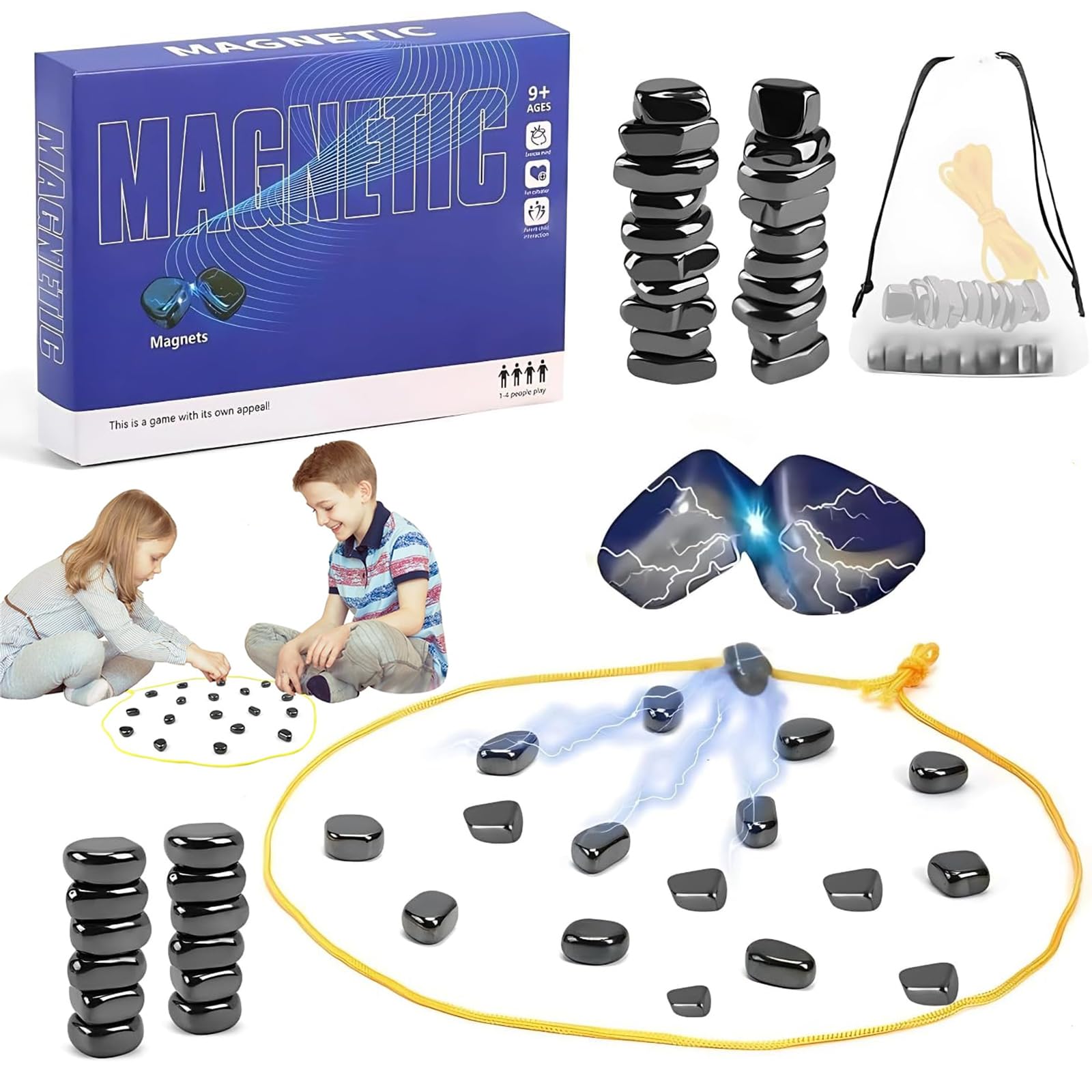 

ДЕРЧИА Настольная Магнитная Магнитная Портативная Магнитная Доска Магнитная Доска Логическое Мышление Взаимодействие для Игры Взаимодействия, Игрушки, Игра, Игра, Шахматы, чёрный