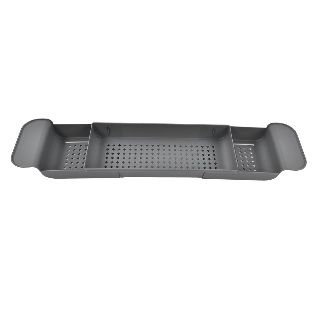 Expandable Bathtub Tray Multifunction Bathtub Rack Nonslip for Candle Towel Book Wine Phone