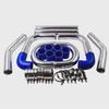 Tube d'intercooler turbo en aluminium de 2,5 po (450x180x65mm) - Accessoire de voiture universel à faire soi-même