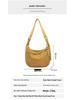 2024 Japanese Minimalist Large Capacity Crossbody Bag for Women - Versatile Student & Shoulder Canvas Dumpling Bag