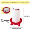 Antifreeze Heated Kettle for Poultry
