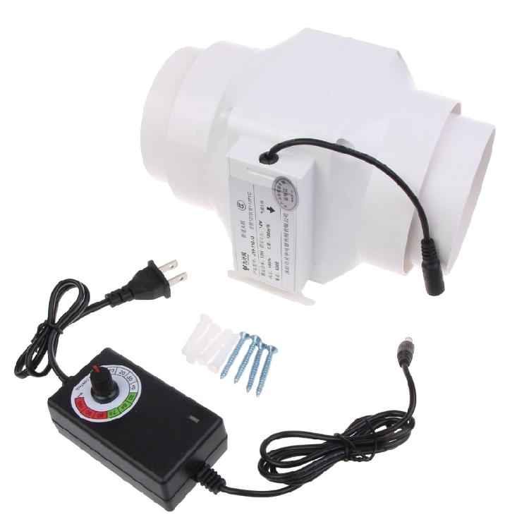 

Inline Duct Fan 110mm Ventilation Exhaust Boosters Fan Filter Duct Kit 13W/16W 1