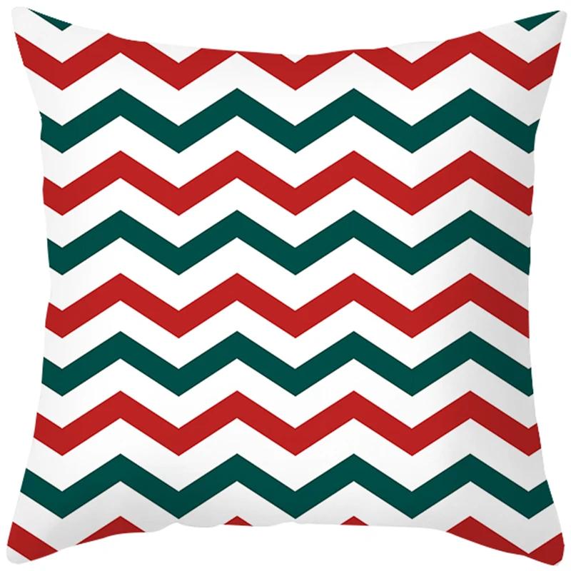 

Домашний Декор Рождественская Наволочка Веселый Принт Подарок Новогоднее Украшение funda de almohada 12x12Inch