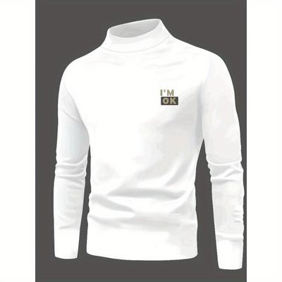 Great for Lazy Weekends & Post-Sport Recovery, Regular Fit Men's Long Sleeve Shirt