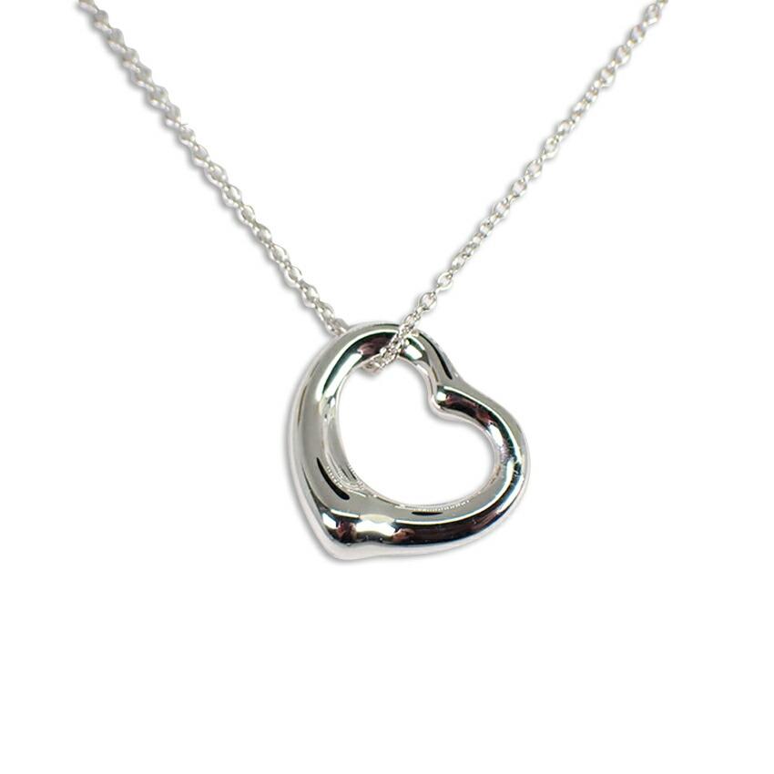 

[Used] TIFFANY/Tiffany 925 Open Heart Pendant/Necklace [g294-76]