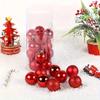 Christmas Tree Balls 3cm 24pcs Multicolor Ornaments Set Shatterproof Baubles Decoration for Xmas Tree Family Party Supplies