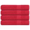 Sauna Towels FROGN 4 pcs Red 80 x 200 cm 360 g m²