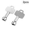 1/2/3/4Pcs Trash Can Key Utility Keys For Garbage Ms705 Cam Lock Triangular Lock Triangle Cabinet Spanner Elevator Door