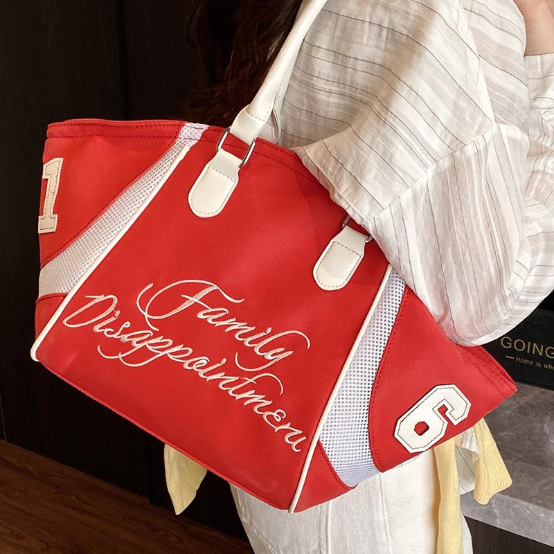 Commuter large-capacity bag women's summer new casual high-value shoulder messenger bag portable tote bag