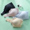 Big Breasts Show Small Gathering Ice Silk Beautiful Vest Bra Seamless Sports Bra Breathable and Small Without Steel Ring