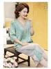 Elegant Summer Outfit: Stylish Short-Sleeve T-shirt & Pants Set for Middle-aged and Elderly Women, Plus Size Available