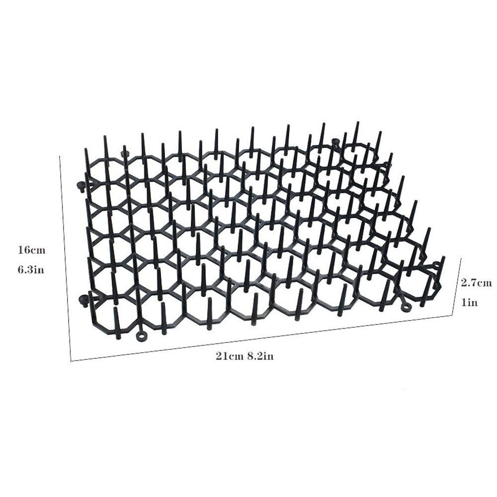 New Plastic Cat Repellent Mat Can Be Stacked Soft Prick Anti-vandalism Mat Grid No Harm Pet Anti-climbing Mat Indoor & Outdoor