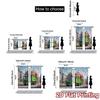 Set Of 2 Flat Printing Curtains Without Rod Partytruck Pattern Popular Versatile Polyester Room Decor Curtain