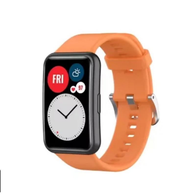 Sport band for Huawei Watch Fit TIA-B09 strap Replacement Silicone Bracelet Smart Accessorie for huawei watch fit band with tool