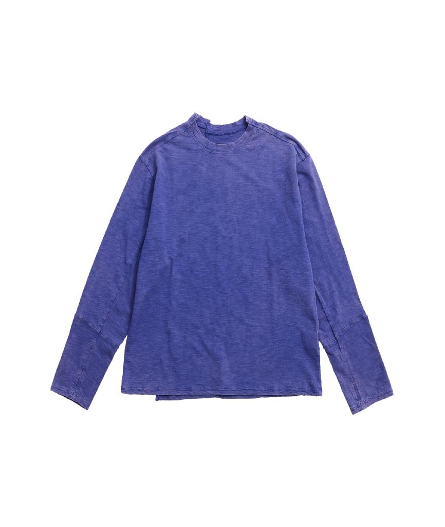 999Hyumeoniti Asymmetric Bleached Long Sleeve (Bleached Blue)