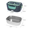 Portable Stainless Steel Electric Lunch Box Adjustable Temperature Dual Use for Home and Car Heating Food Jar