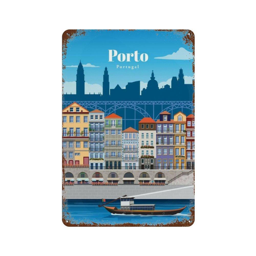Amsterdam London Iceland Bali Travel Poster Metal  Sign Plaque Retro Plates For Club Man Cave Bar Hotel Cafe Wall Decor