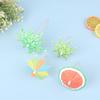 10 Pcs Tropical Palm Tree Paper Umbrella Cocktail Food Fruit Picks Cupcake Toppers Hawaiian Birthday Party Wedding Decorations