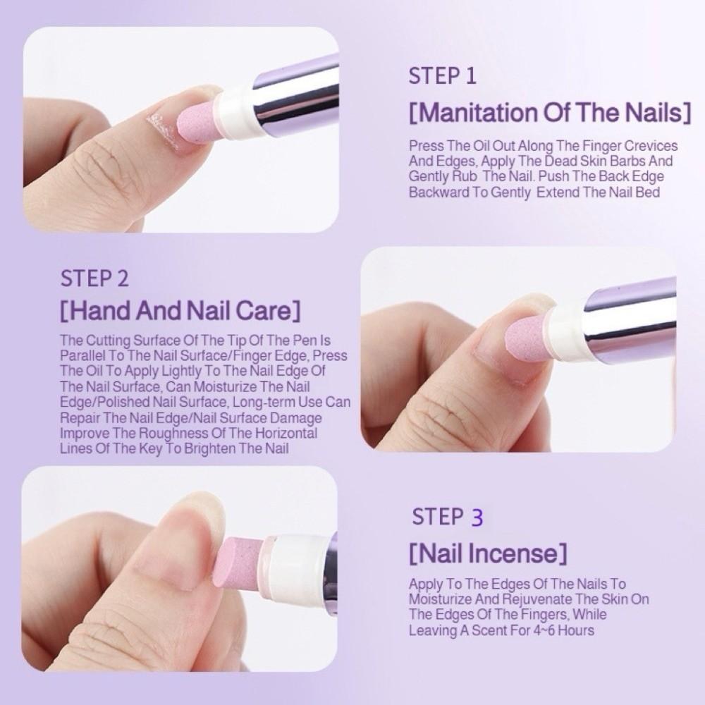 2pcs Barb Care Nail Repair Essence Pen Multi-Functional Exfoliating Nail Pen  Daily Maintenance