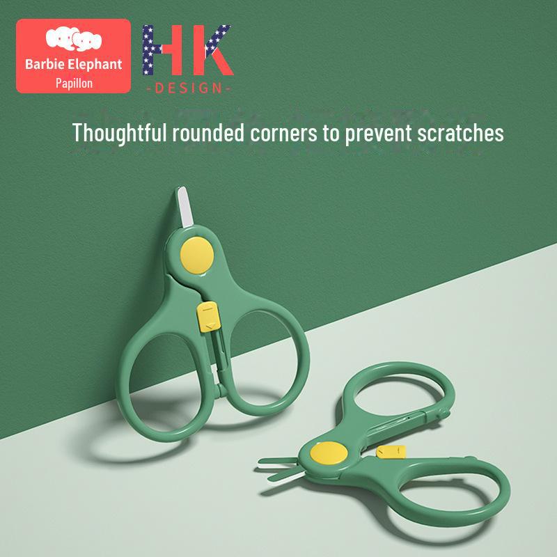 "Newborn Baby Care Nail Clippers Set - Anti-Pinching Trimming Tools"