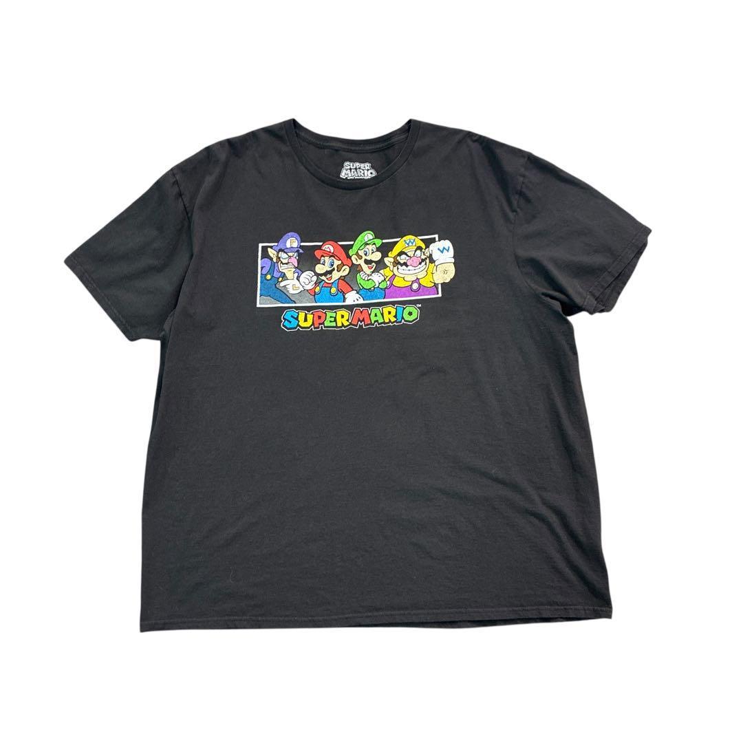 

[USED] 7TSM2SUPER MARIOT shirt Mario & Luigi used clothing