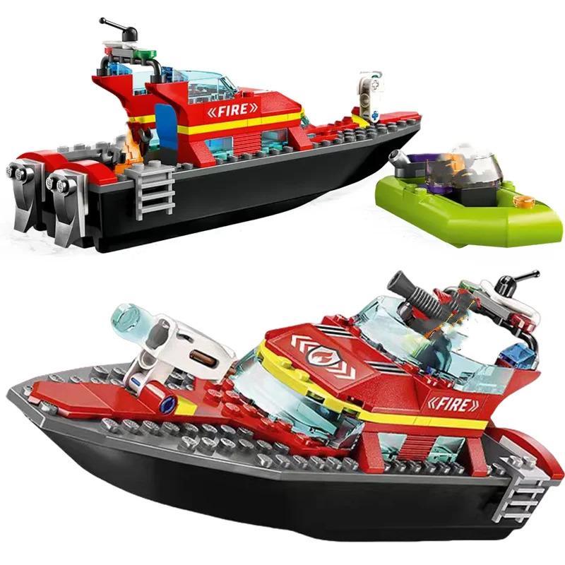 

Arctic Explorer Ship Model Compatible Building Block Toys Floatable Boat Helicopter ROV Sub Orca Bricks Gifts Boys Girls No box срібний