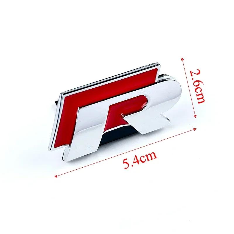 For  POLO Passat Jetta Tiguan Sagitar Bora Beetle Golf CC Metal Car Fender Badge Front Grill Emblem Rear Trunk Sticker