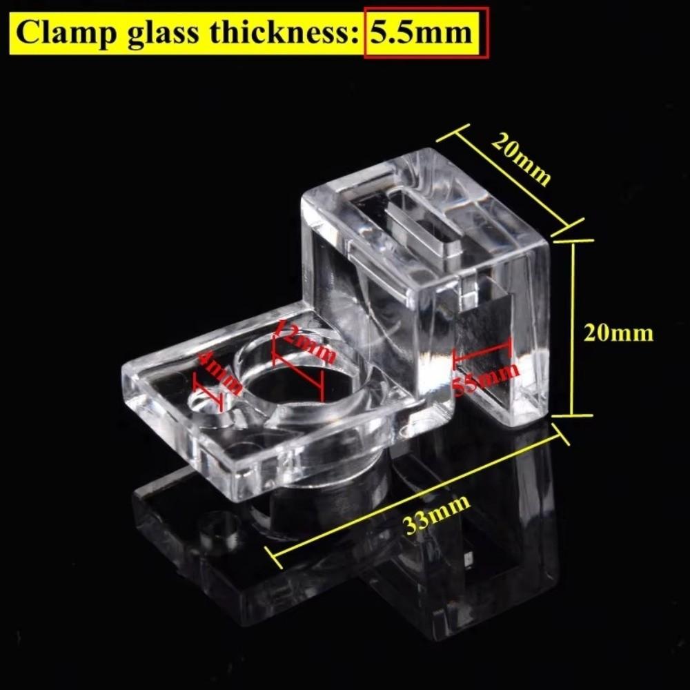 1PC Acrylic Aquarium Lid Cover Support Holder Transparent Fish Tank Acrylic Clips Holder Fish Tank