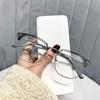 Vintage Browline Anti-Blue Light Reading Glasses Men Women Retro Half Frame Presbyopic Eyeglasses Computer Optical Spectacles
