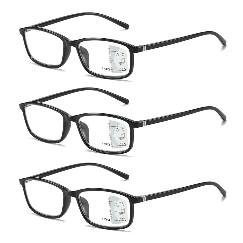 Blue Ray Blocking Anti-Blue Light Reading Glasses Progressive Near Far Eye Protection Square Eyeglasses Ultralight Multifocal
