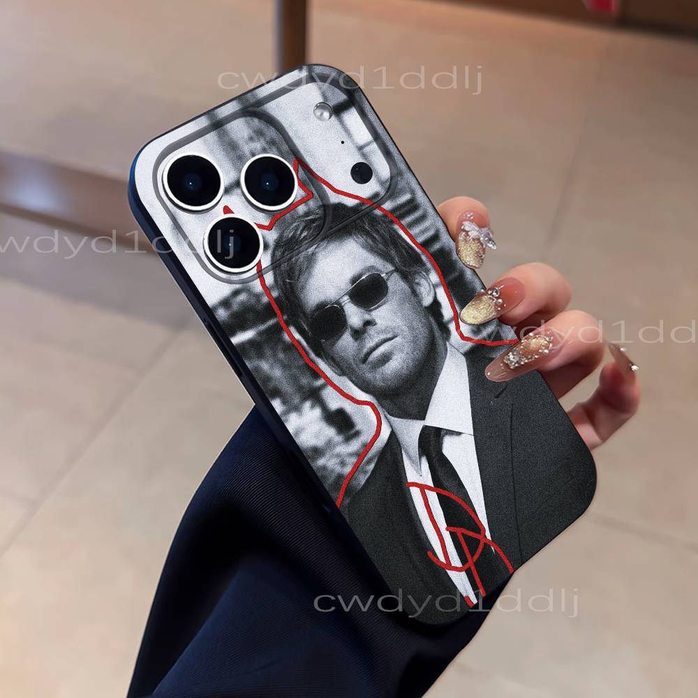 D-Dexter Morgan Phone Case For iPhone 17,16,15,11,12,14,13 Pro Max Mini XS,XR,7 Plus 16E Air Shockproof Soft Cover
