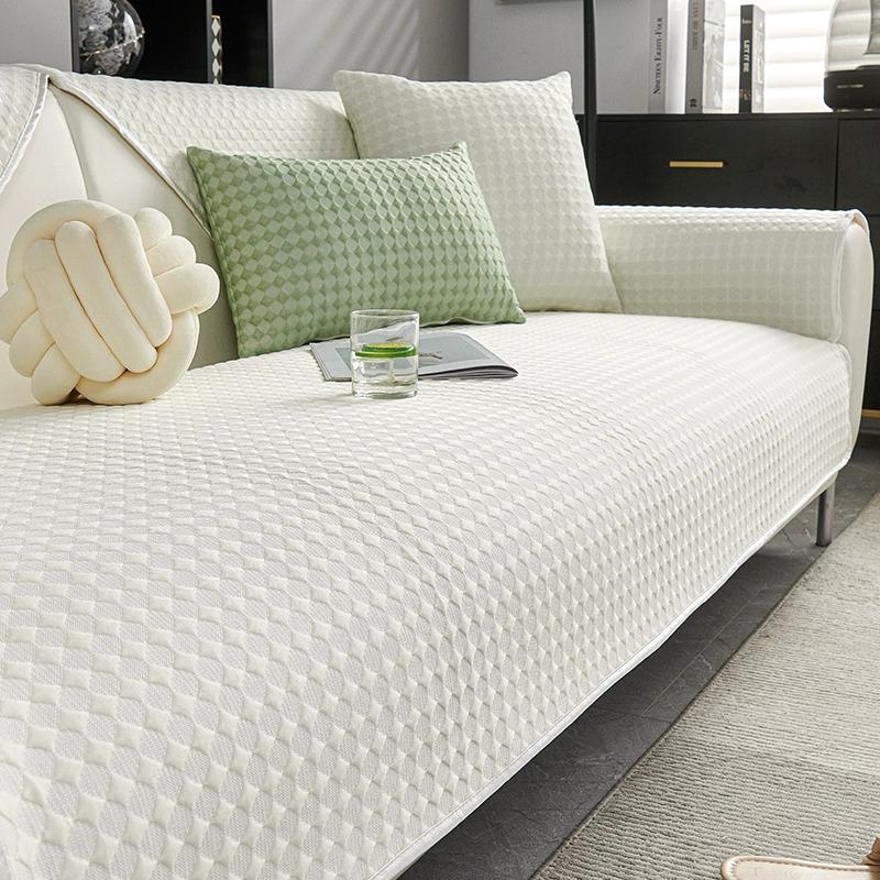 Cool Doudou Ice Silk Sofa Cushion Summer Mat Mat Summer Non-Slip Cushion  New Sofa Cover Cover
