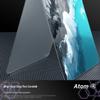 Atom Adam Tempered Photovoltaic Glass Mouse Pad – Smooth, Upgraded FPS Gaming Desk Mat for Office and Home