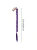 Purple pigtail wig | pigtail with laser wire | advanced synthetic hair, suitable for avantgarde hairstyle, role play and Party style