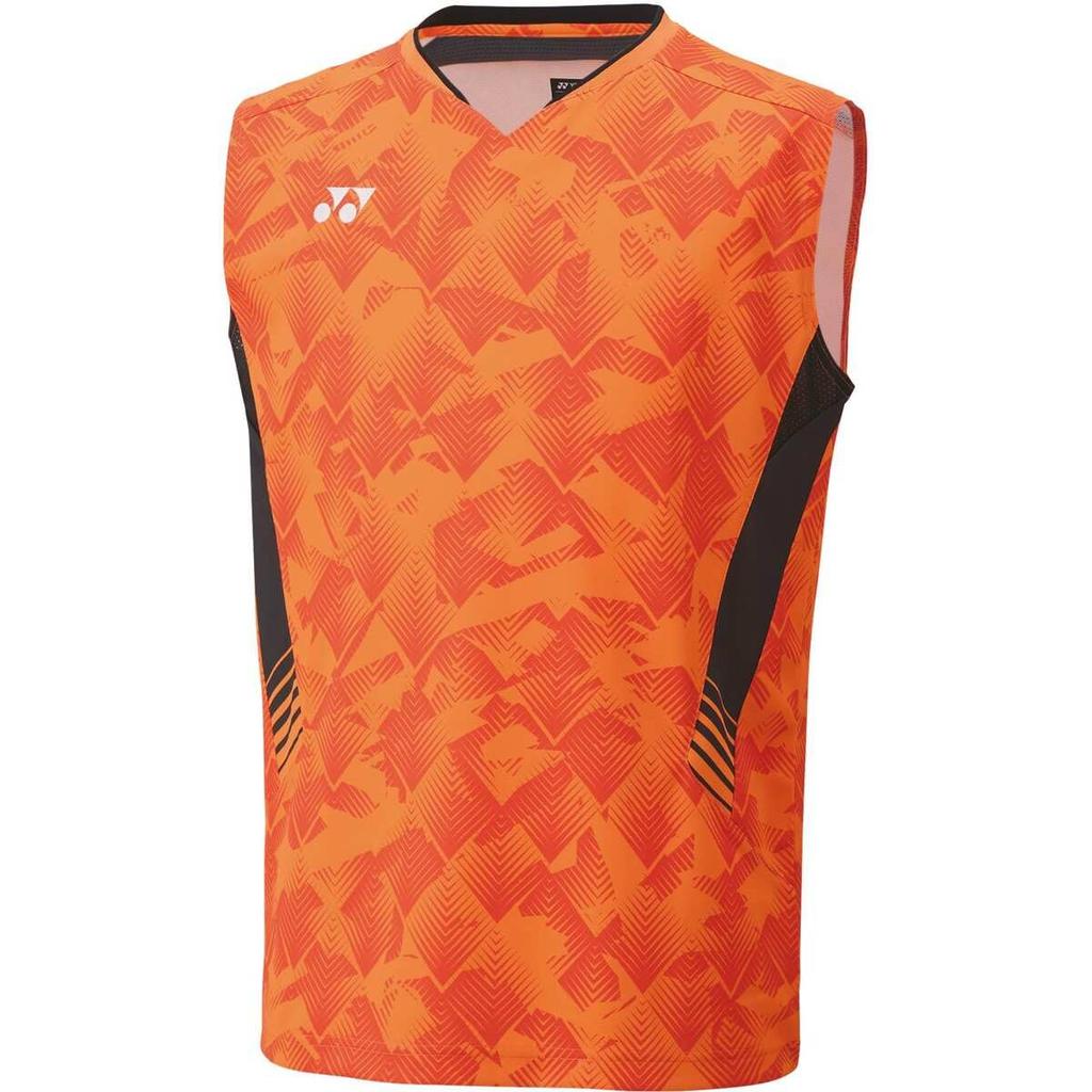 YONEX Sleeveless Game High Orange Size 10658 Men's Shirt, (752),