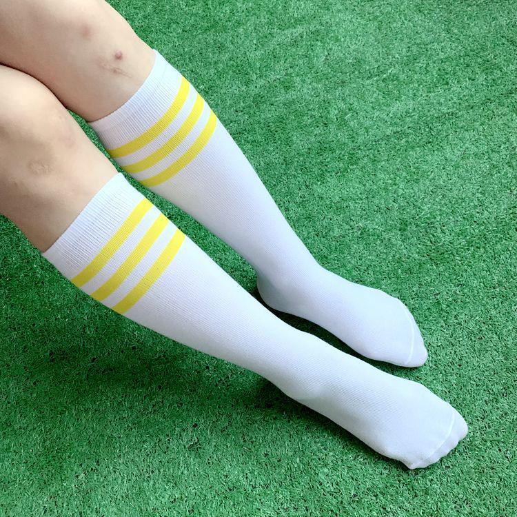 Red Mid-Calf Christmas Stockings & Halloween Cosplay Socks for Sports, Dance, and JK Style