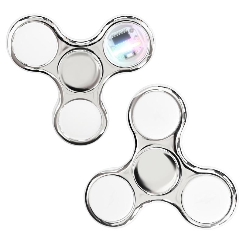 Creative Luminous LED Light Fidget Spinner Hand Top Press-to-light fingertip spinner toy Finger Stress Relief Toys For Kid Gift