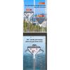 Triangle Glass Wiper Telescopic Rod Windows Cleaning Brush Window Cleaner Professional Household Window Cleaning Tool