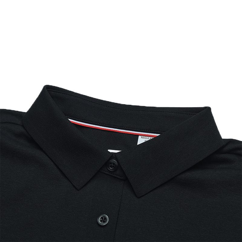New FILA Athletics Polo Shirt Women's Pitch Black A11W523104F-BK