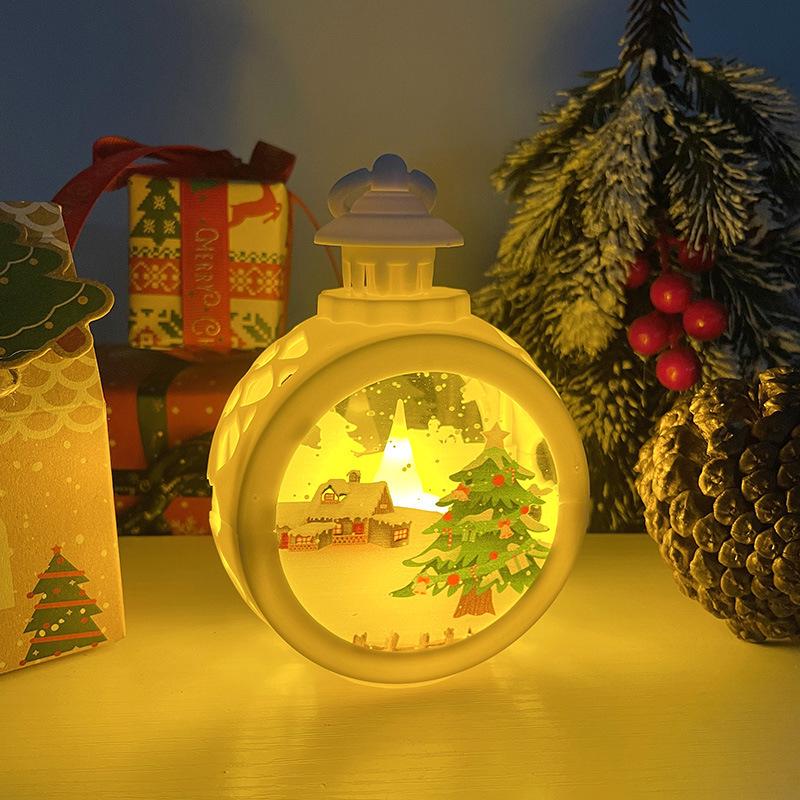 Snowman Christmas Tree Night Light - Festive Decor & Gift for Kids